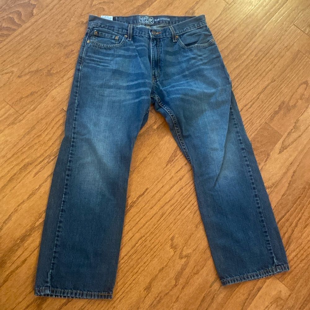 Levi’s signature, straight, slim jeans 36x30